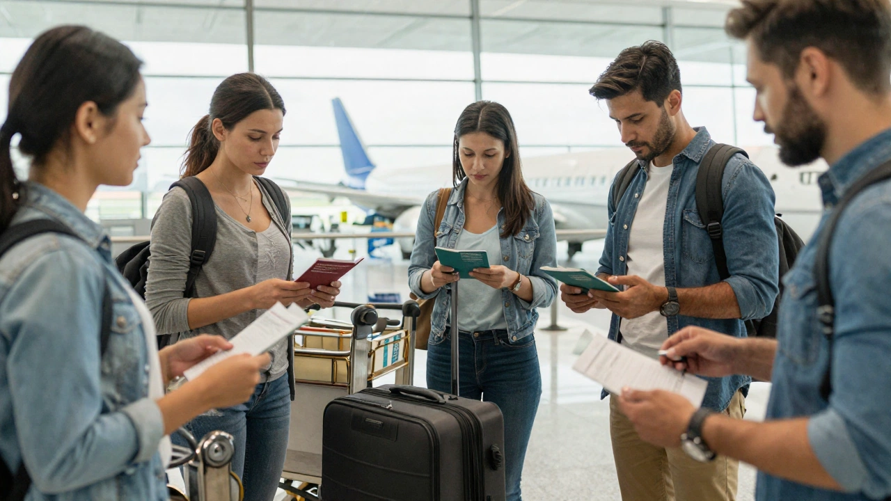 travelers presenting onward ticket requirement for Turkey e-visa documents at airport immigration control