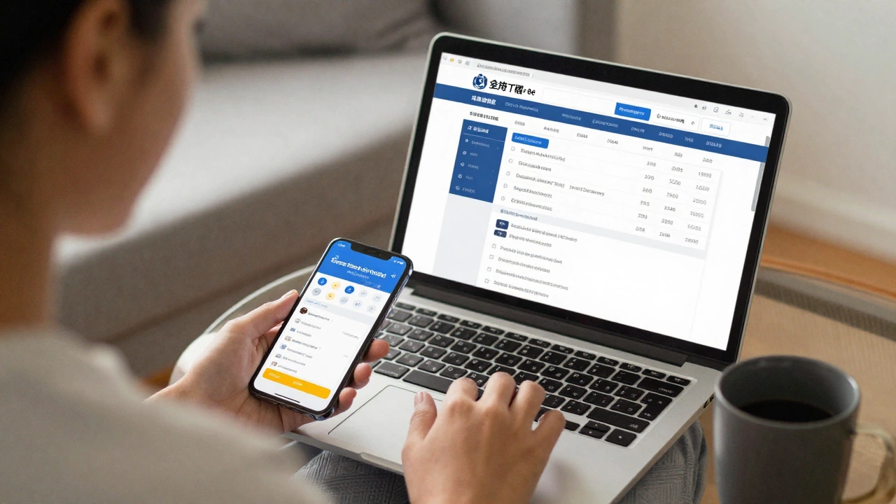 traveler securing onward ticket for Indonesian passport holders online using flight reservation sites at home